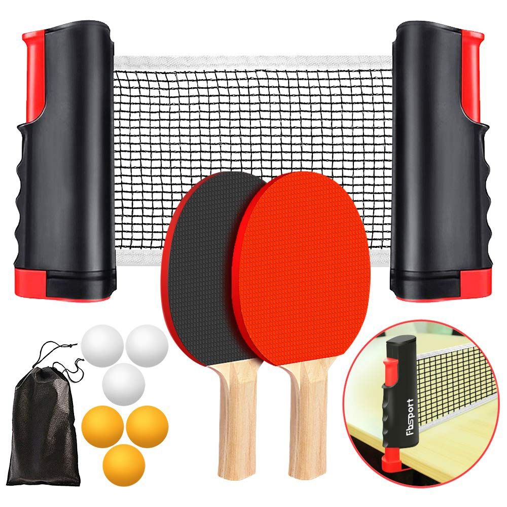 Desk Setup Pegboard - Ensemble de filet de ping-pong rétractable