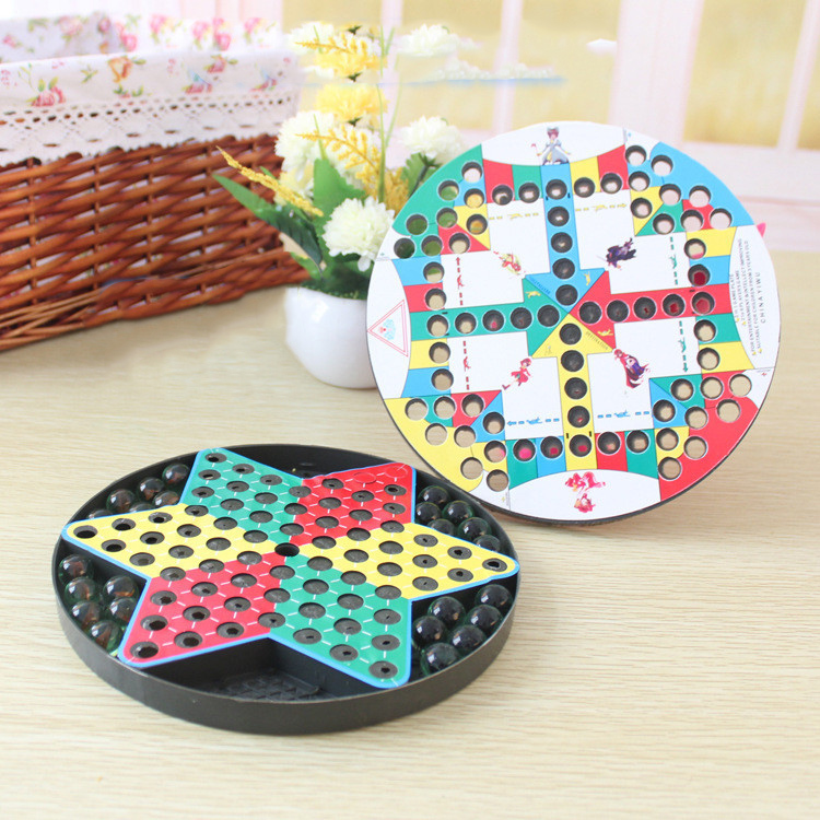 Desk Setup Game - Jeu de société Chessmen Checkers pour