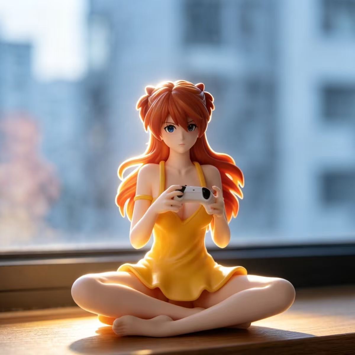 Statue Asuka Langley Soryu en  - Desk Setup Pegboard avis et prix
