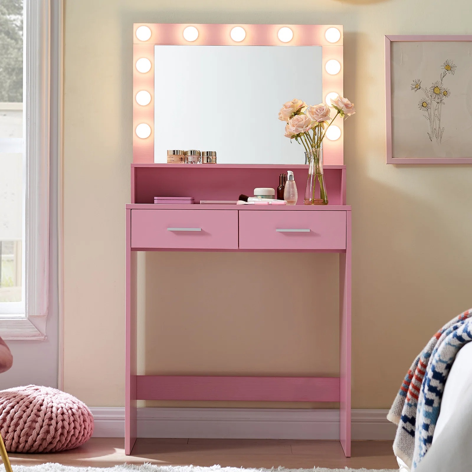 Coiffeuse de haute qualité ave - Desk Setup Simple avis et prix