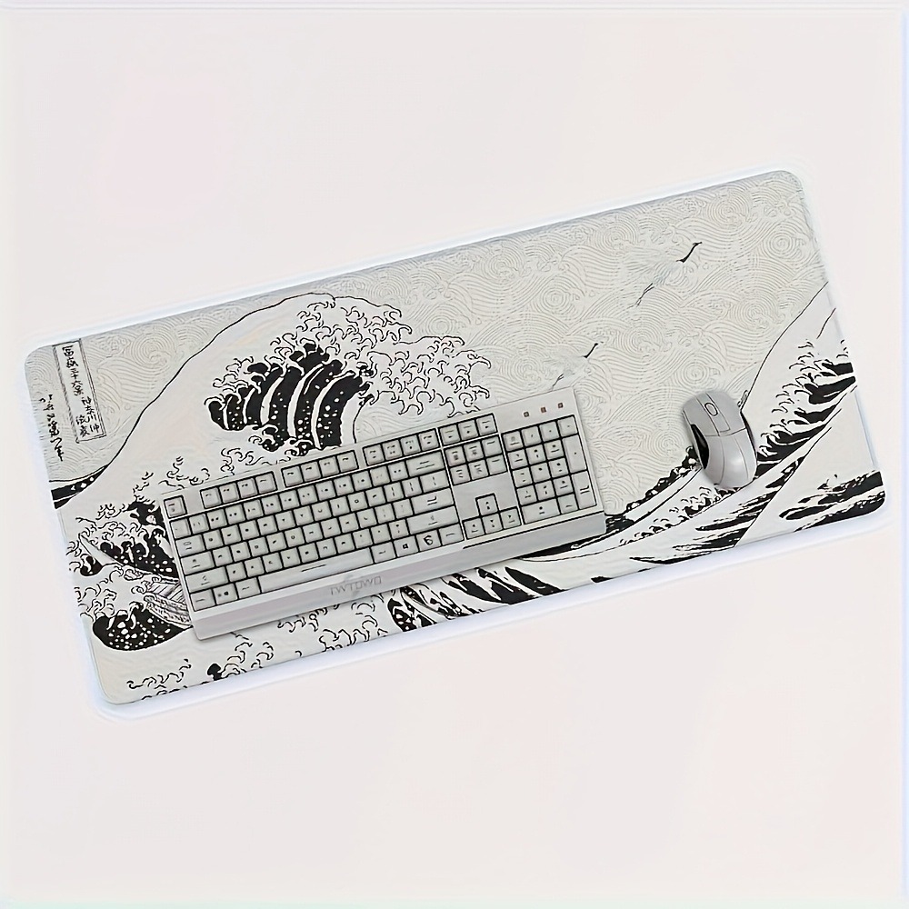 Tapis de bureau XXL Black Whit - Desk Setup Simple avis et prix