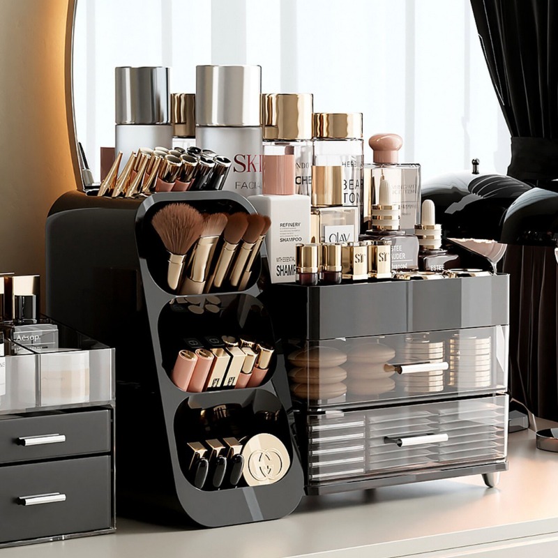 Boîte de rangement pour cosmét - Desk Setup Productivity avis et prix