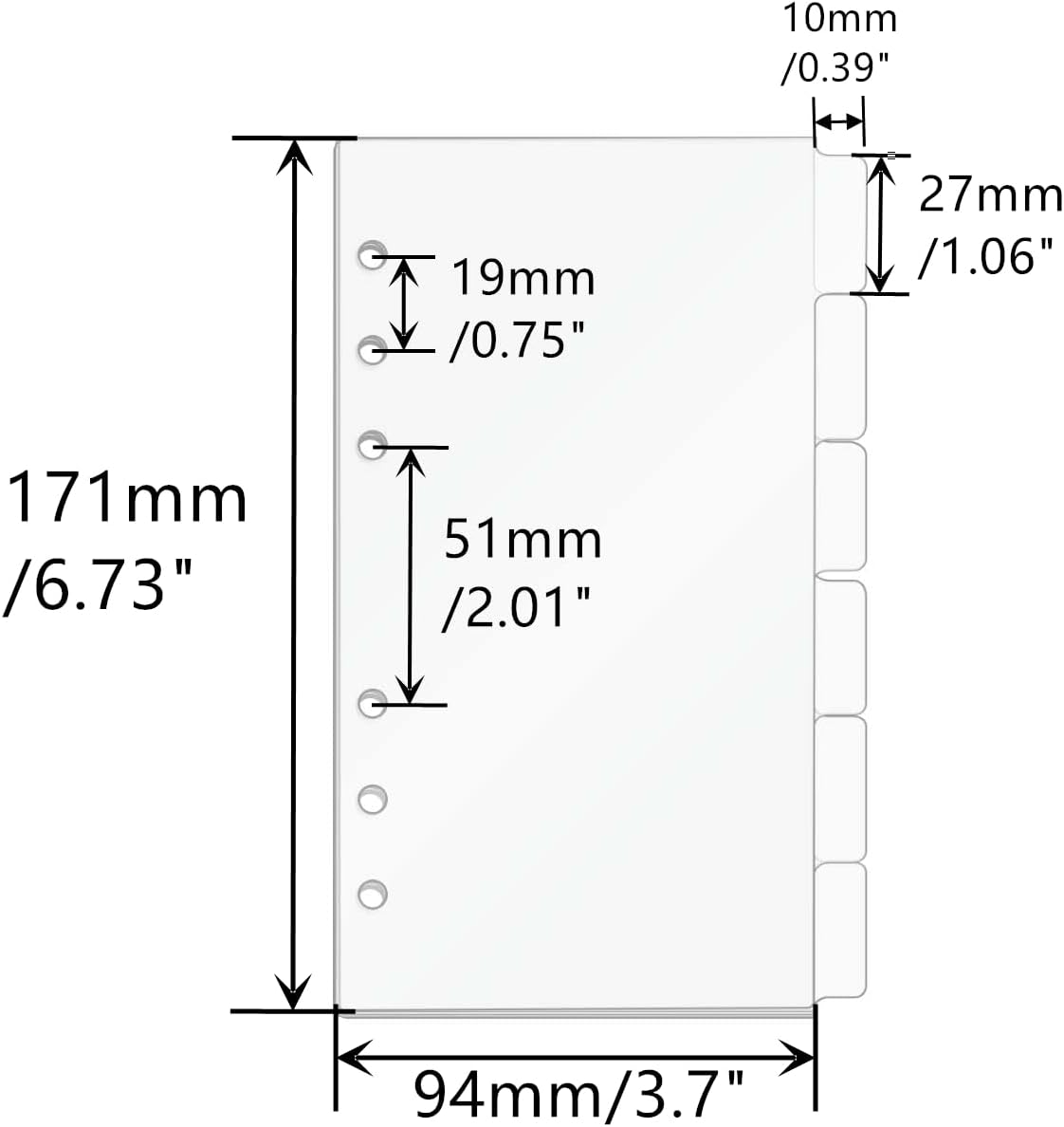 Séparateurs de classeur A5/A6/ - Ring Binder Box avis et prix