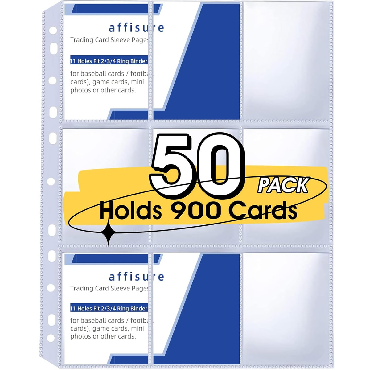 Lot de 50 pochettes pour carte - Ring Binder Box avis et prix
